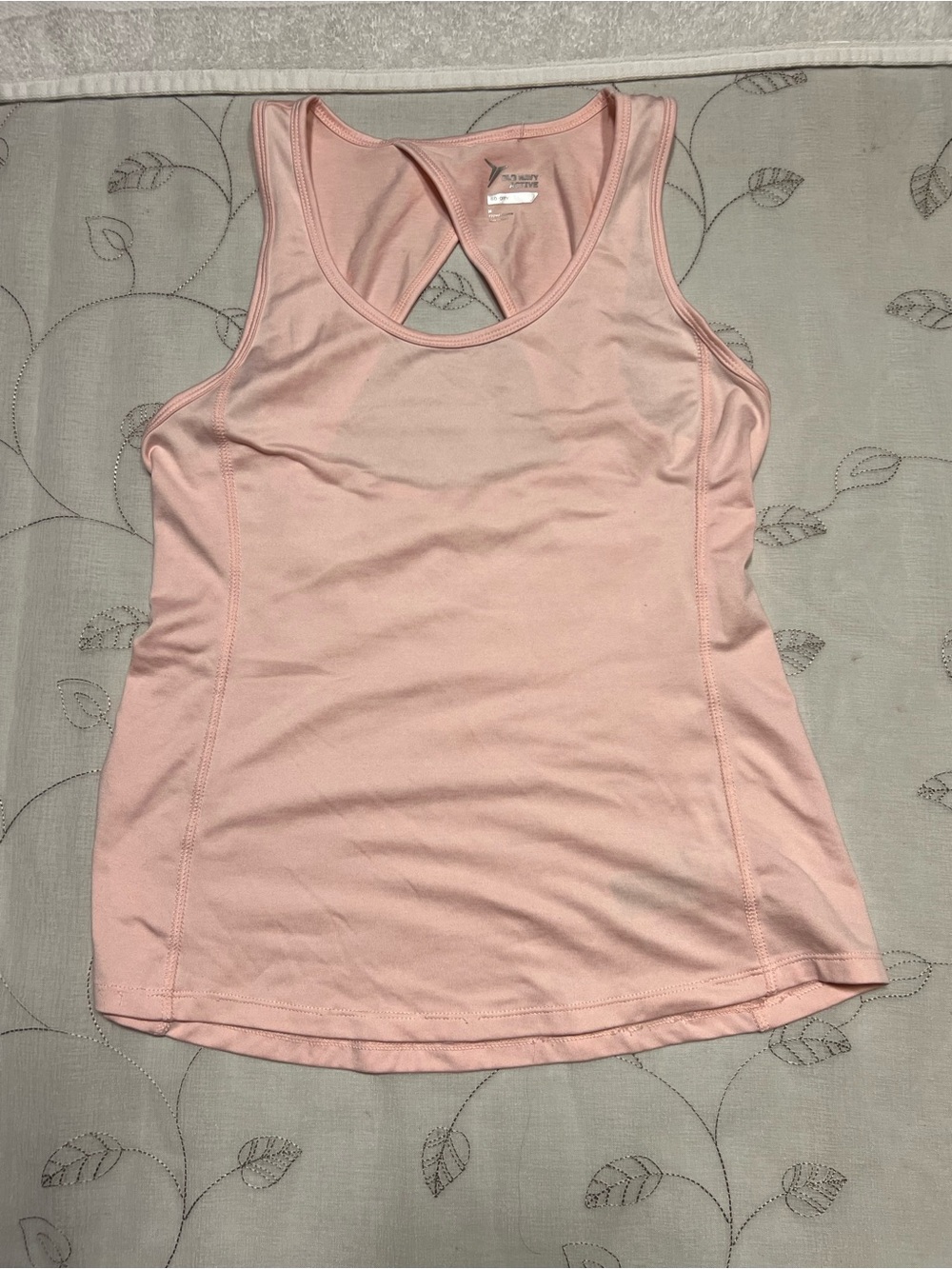 Old Navy Pink Muscle Tee Tank Top